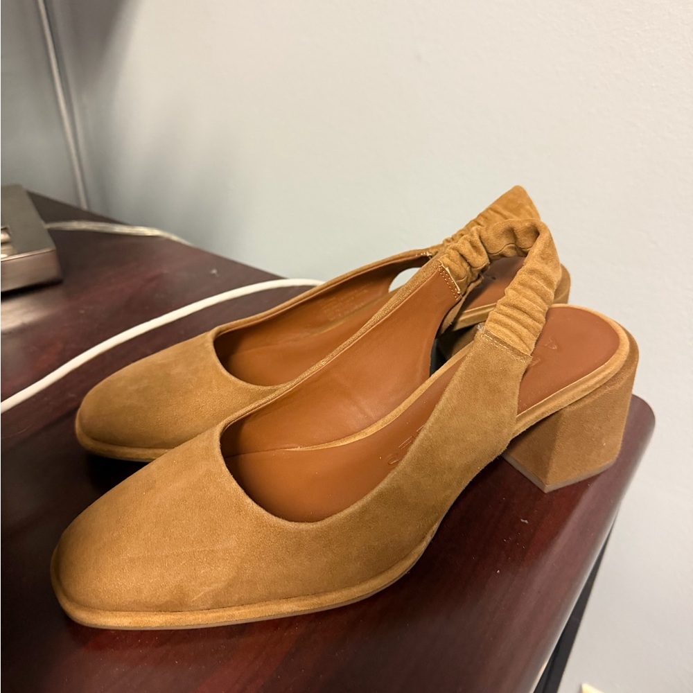 Aerosoles Altona Slingback Pump - Tobacco Suede - Picture 4 of 4